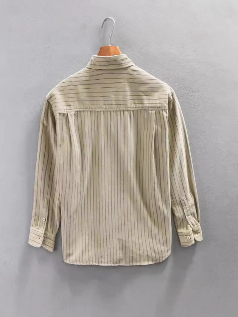 Men's Striped Fashion Leisure Artistic Shirt