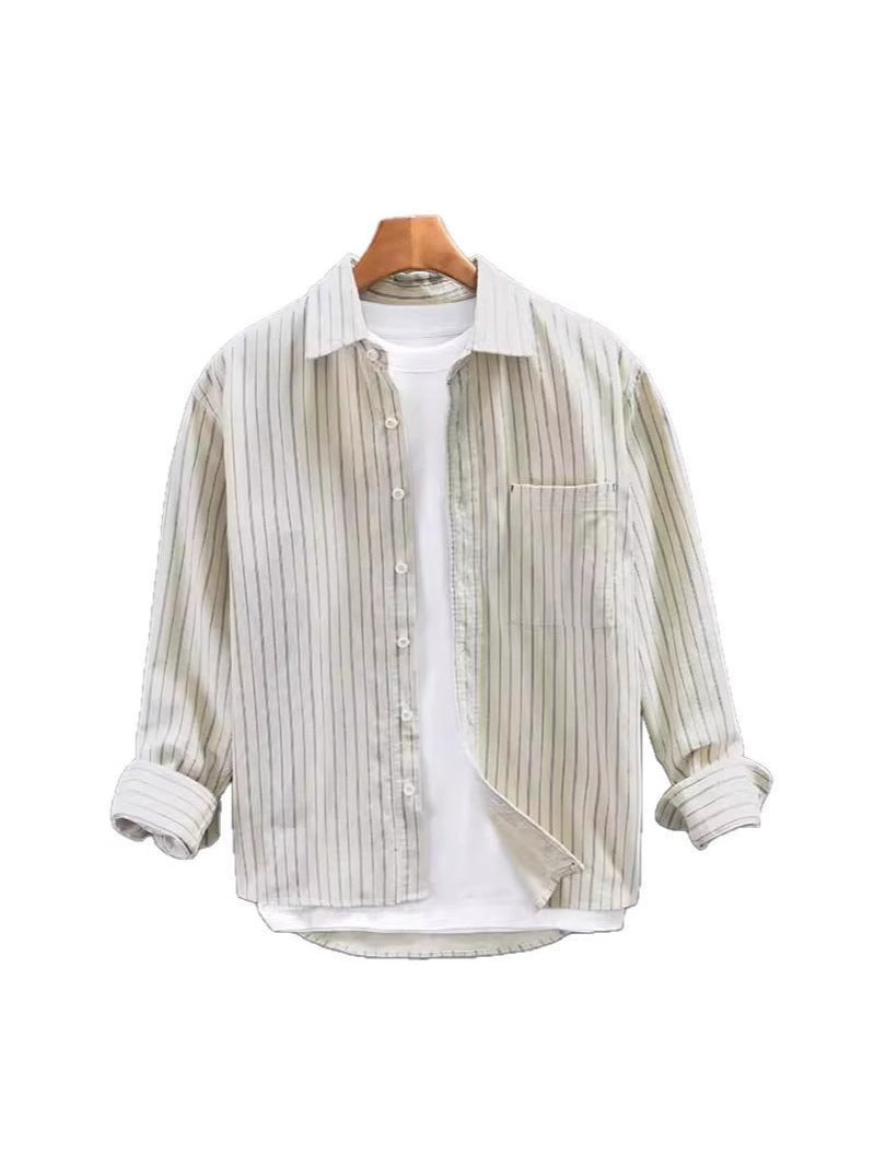 Men's Striped Fashion Leisure Artistic Shirt